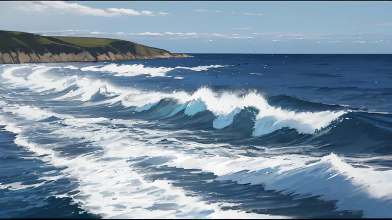 風の遮蔽と海面の粒が変わる見方