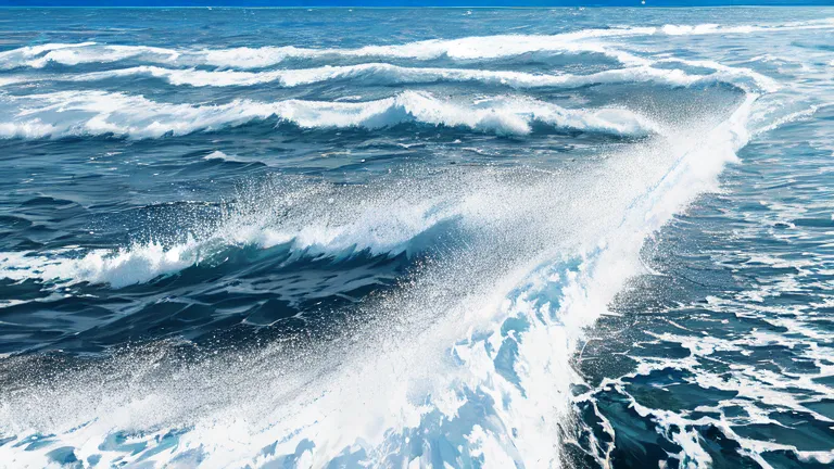 潮と波向で流れが強まる場面