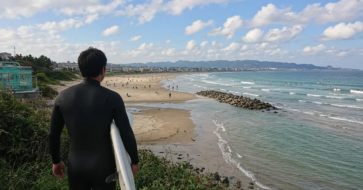 二地点は波質より目印と利用状況で比べる