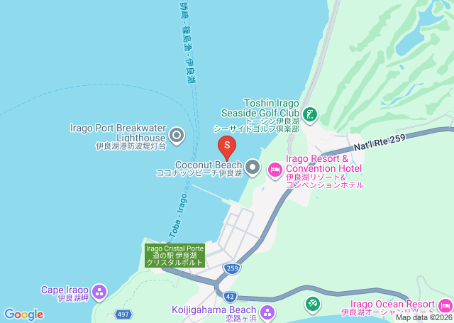 伊良湖の位置（地図）