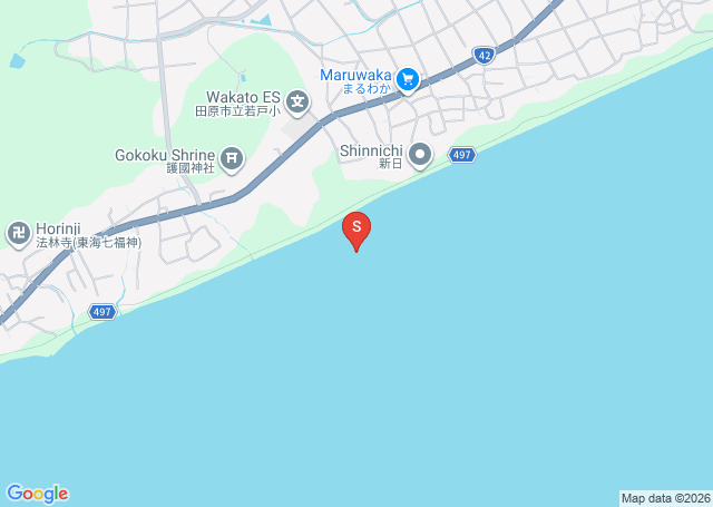 新日本の位置（地図）