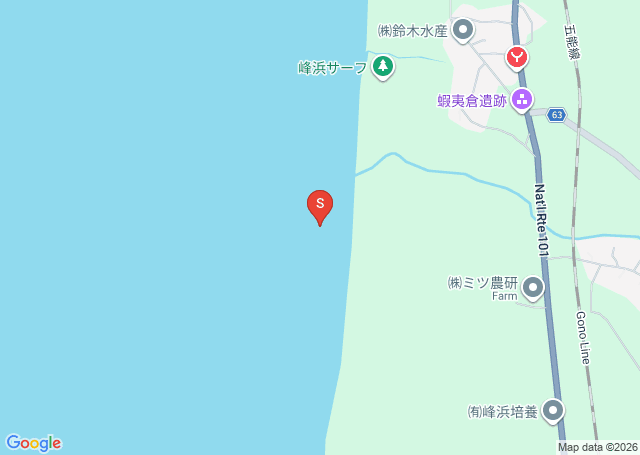 峰浜の位置（地図）