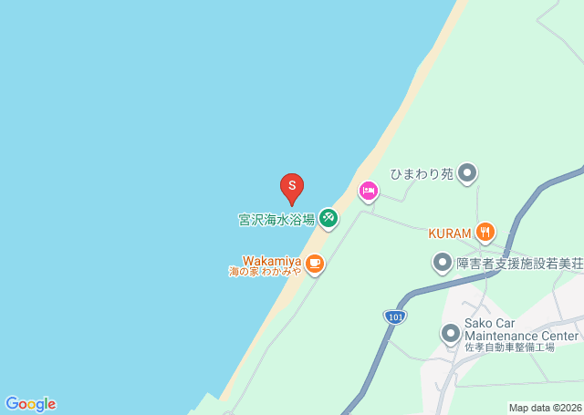 宮沢の位置（地図）