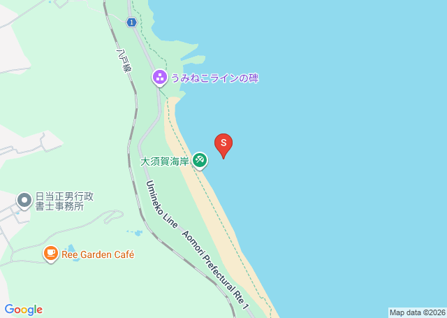 大須賀の位置（地図）
