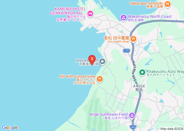 岩屋の位置（地図）