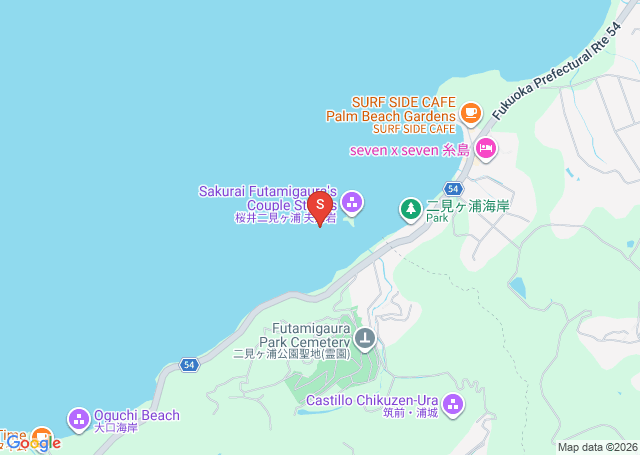 西浦の位置（地図）