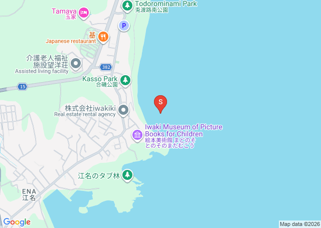 二見ヶ浦の位置（地図）