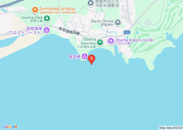 岩間の位置（地図）