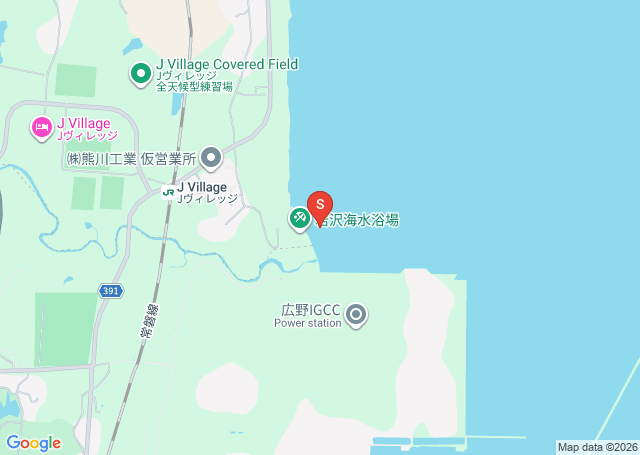 岩沢の位置（地図）
