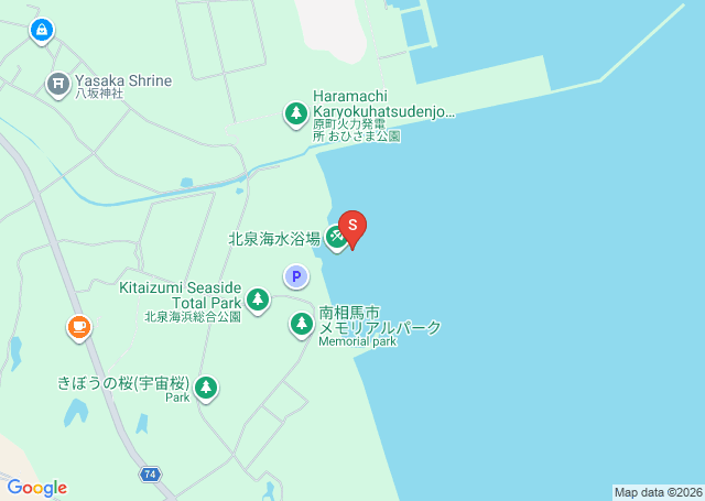 北泉の位置（地図）