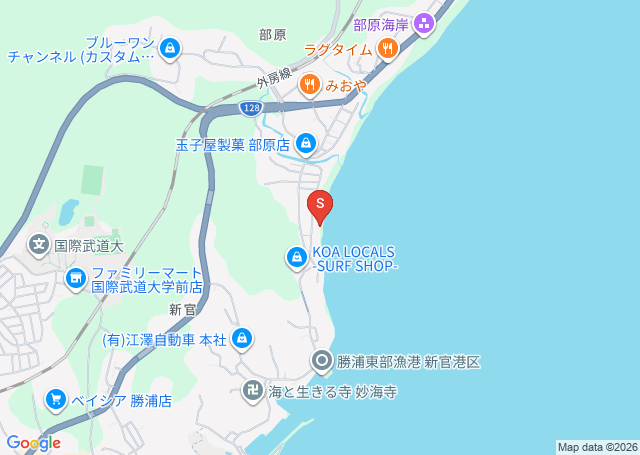部原・オバチャン下の位置を示す地図