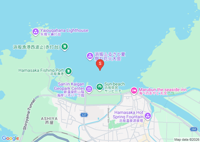 浜坂の位置（地図）