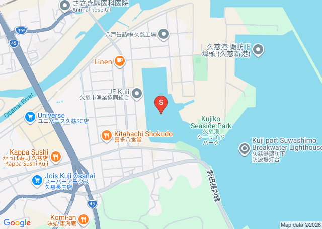有家の位置（地図）