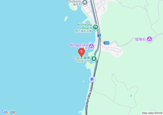 ボンタンの位置（地図）