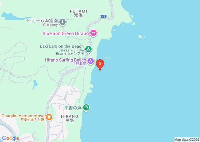 平野の位置（地図）