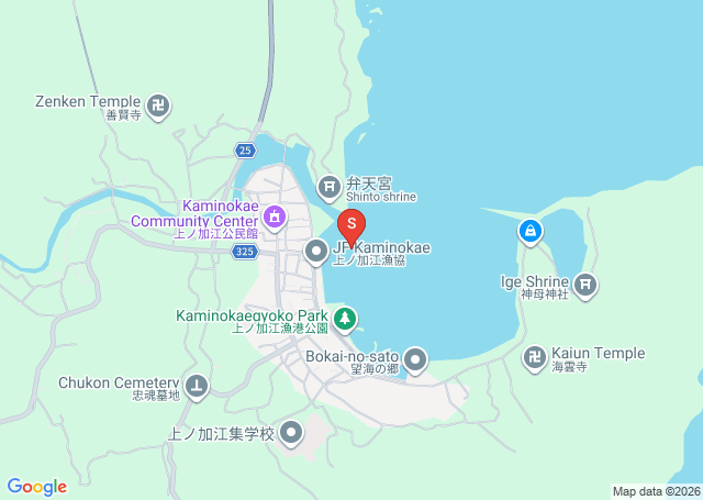 上ノ加江の位置（地図）