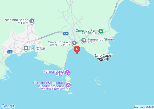 久礼大野の位置（地図）
