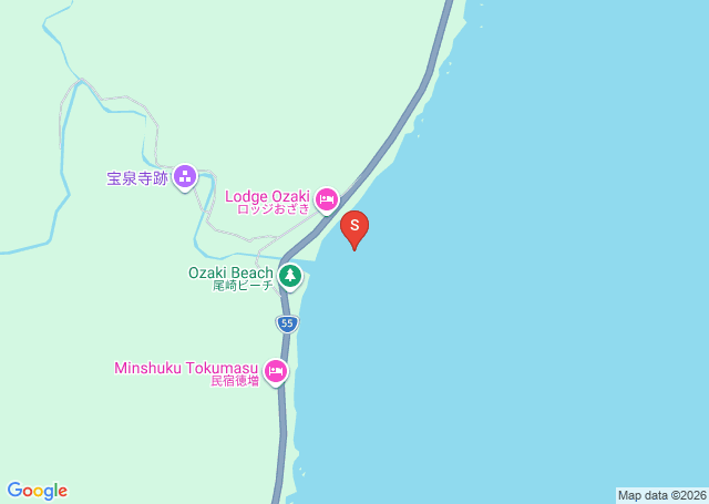 尾崎の位置（地図）