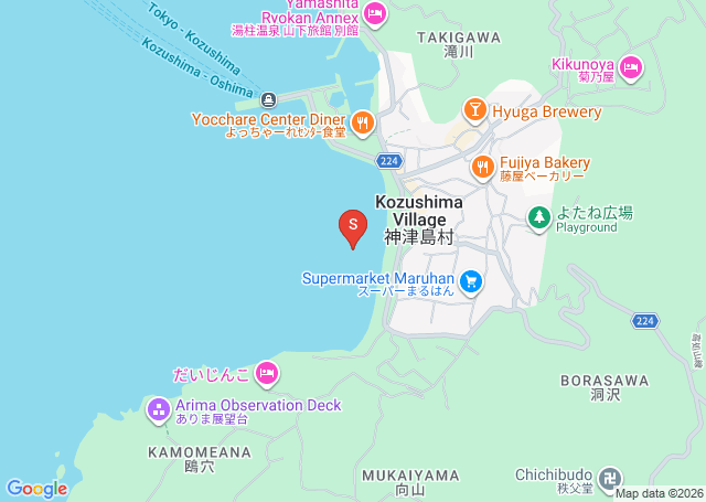 前浜の位置（地図）