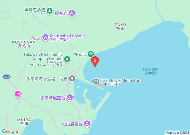多幸浜の位置（地図）