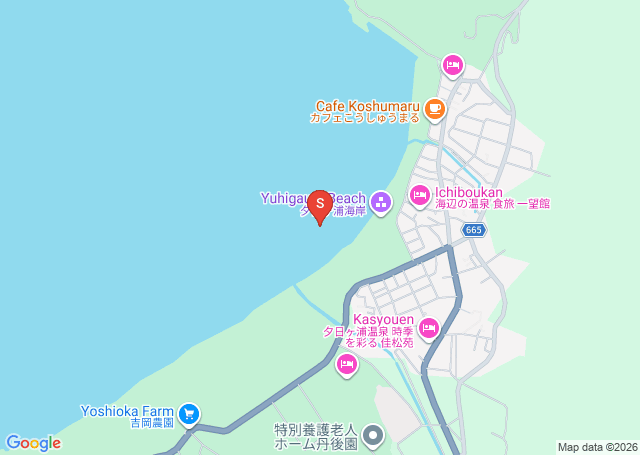 浜詰の位置（地図）