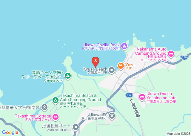 久僧の位置（地図）