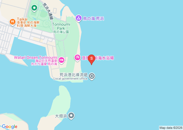 荒浜の位置（地図）