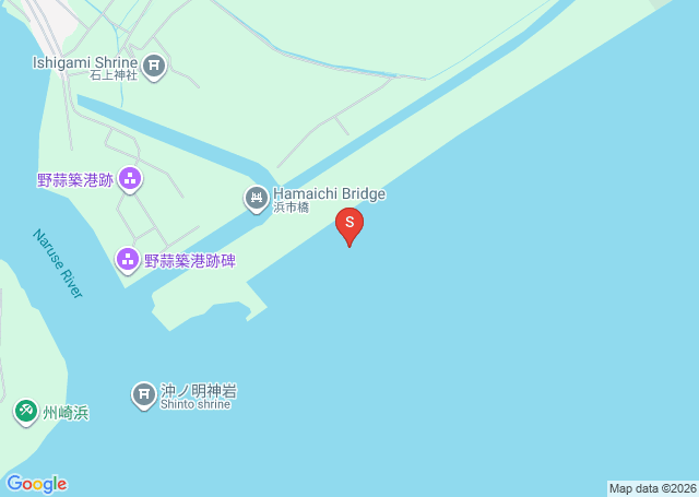 浜市の位置（地図）