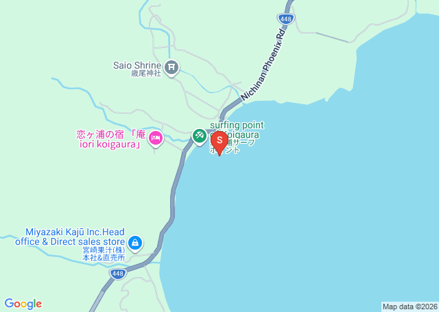 恋ヶ浦の位置（地図）