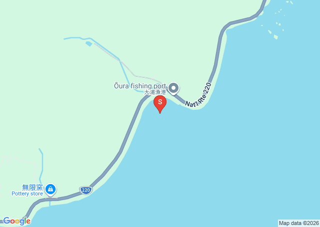 大浦の位置（地図）