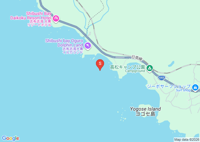 高松の位置（地図）