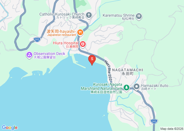 黒崎の位置（地図）