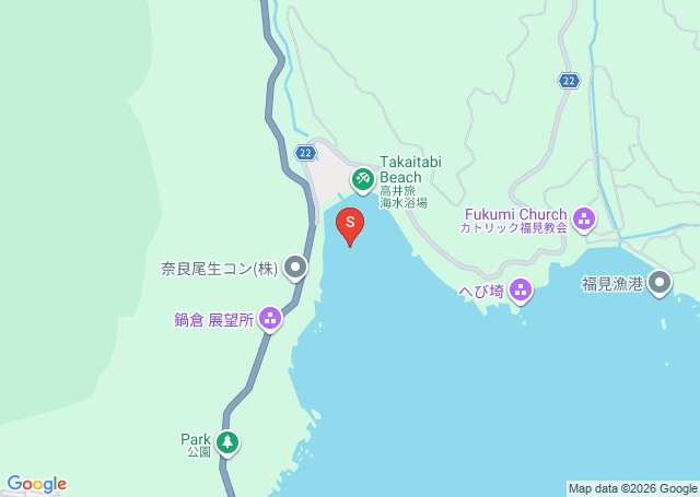 高井旅の位置（地図）
