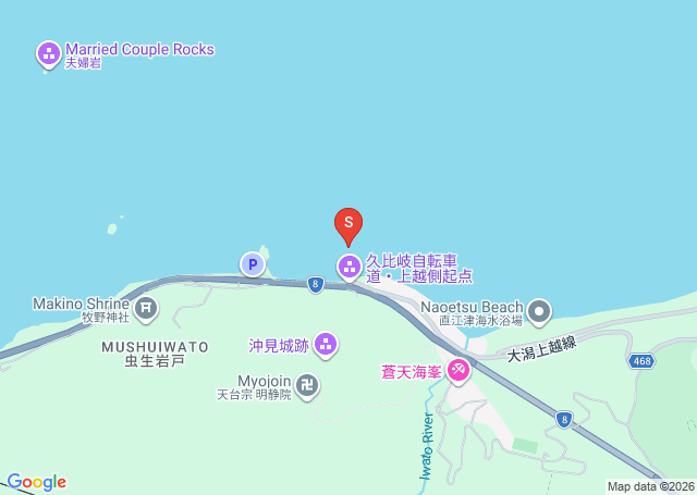 郷津の位置（地図）