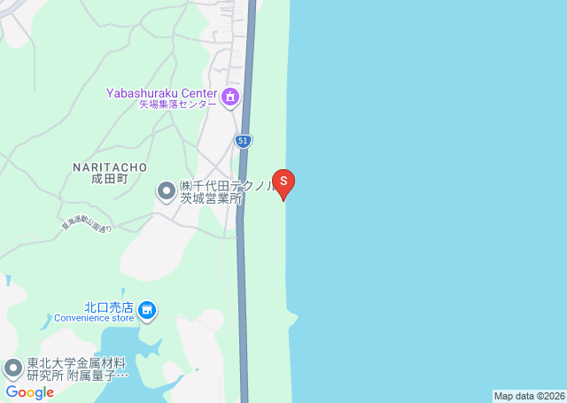 大貫・海の子の位置（地図）