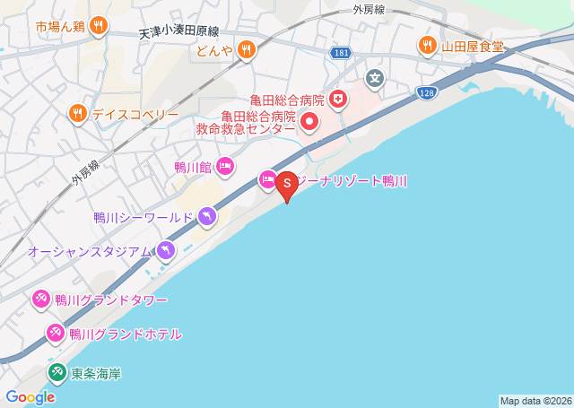 ロイヤル下の位置を示す地図