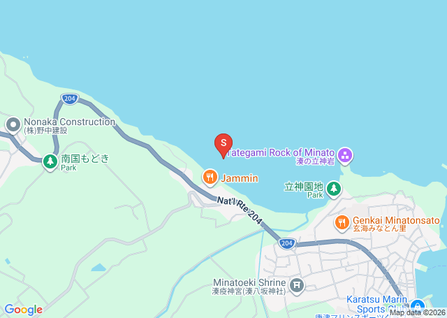 立神の位置（地図）