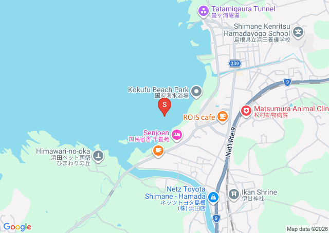 千畳の位置（地図）