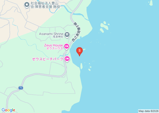 浅川の位置（地図）
