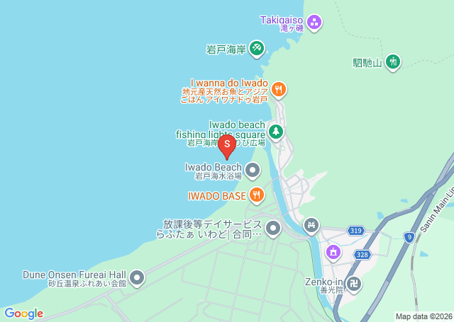 岩戸の位置（地図）