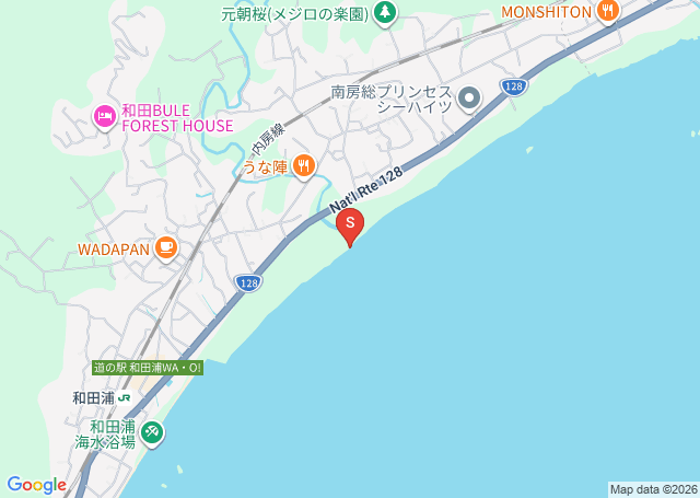 和田・J's前の位置を示す地図
