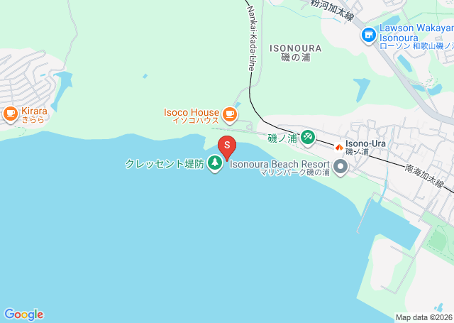 西磯の位置（地図）