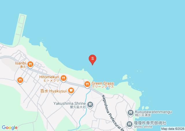 宮之浦の位置（地図）