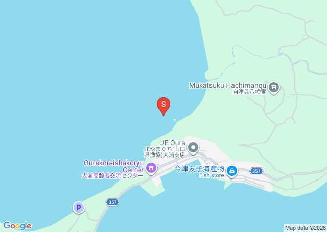 加津の浜の位置（地図）