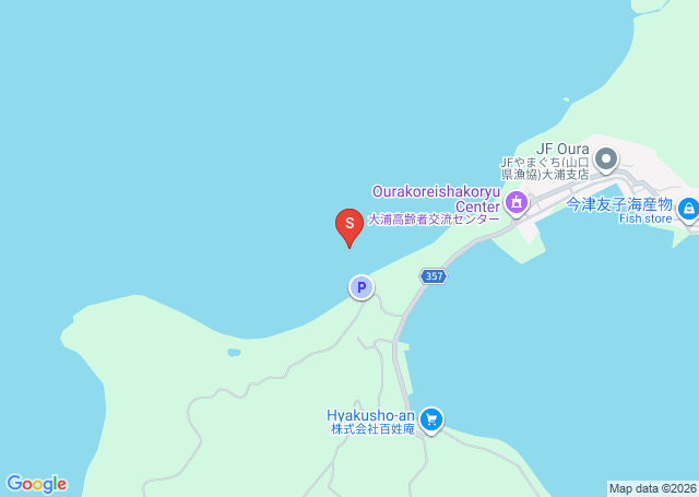 大浦の位置（地図）