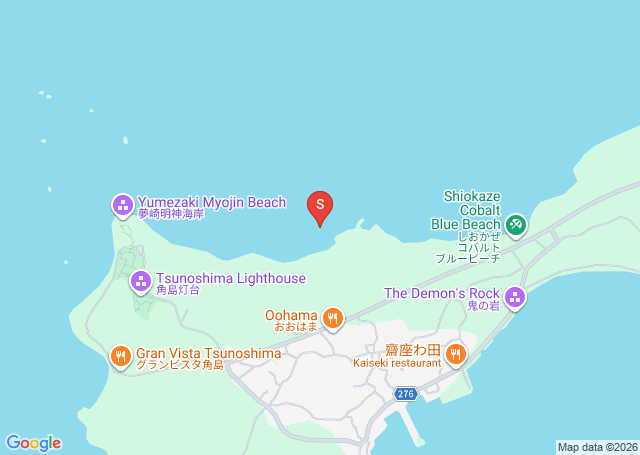 角島の位置（地図）